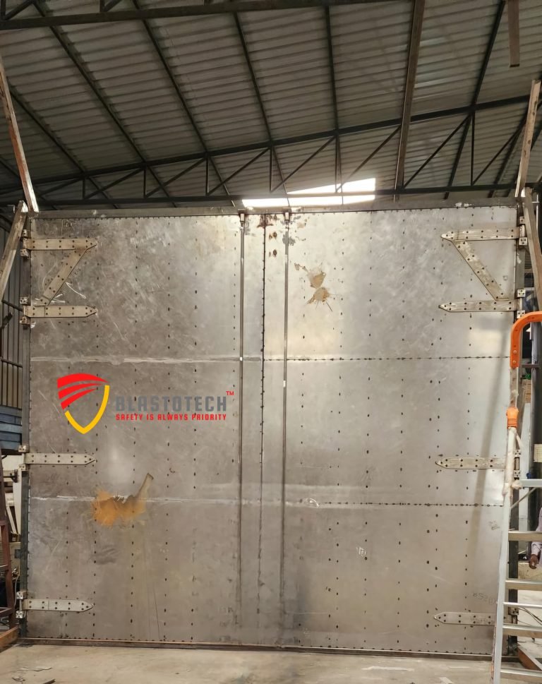 Blast resistant door