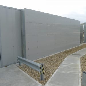 Blast resistant barrier - antiblast barrier - blast barrier